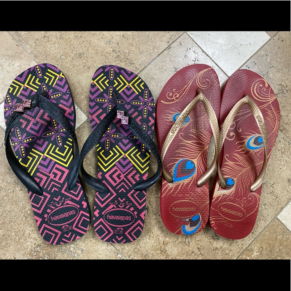 2 pair Havaianas from Brazil